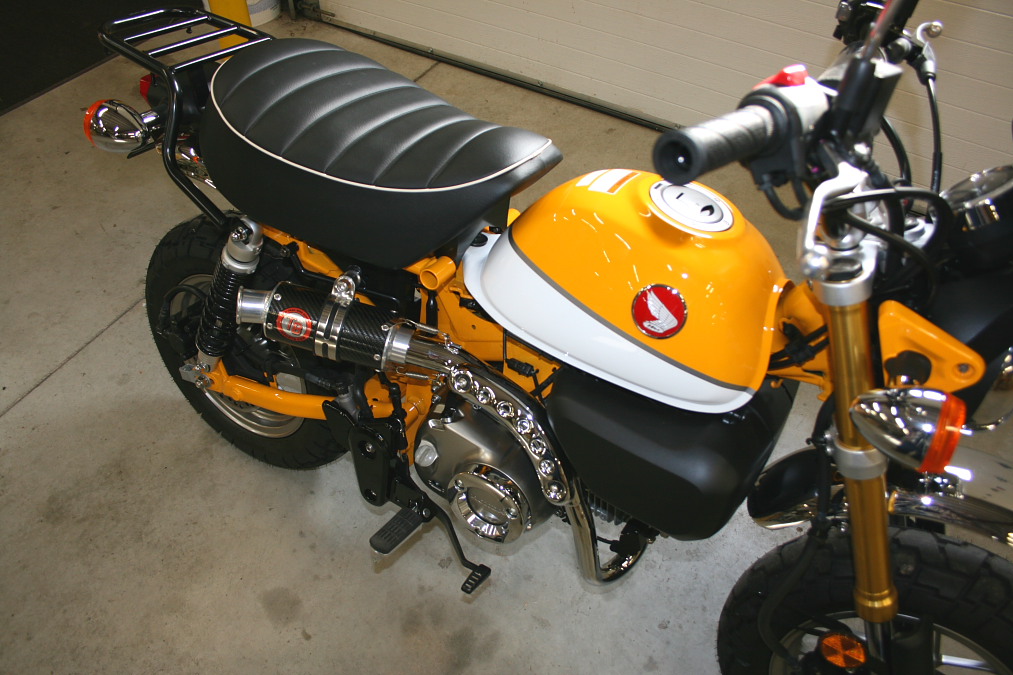 TBParts Type 2 Performance Exhaust System Carbon Fiber for Monkey