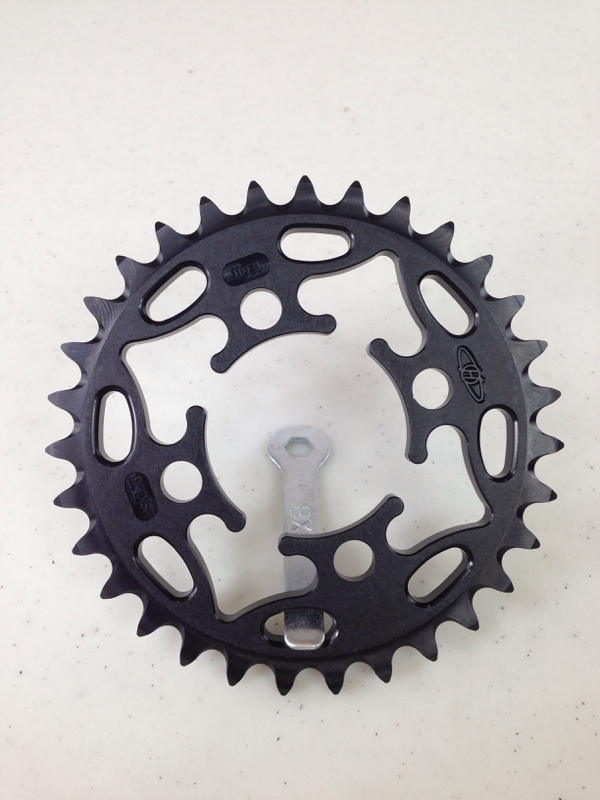 HD Lightweight Aluminum Rear Sprockets KLX 110 32T Black TRC9655