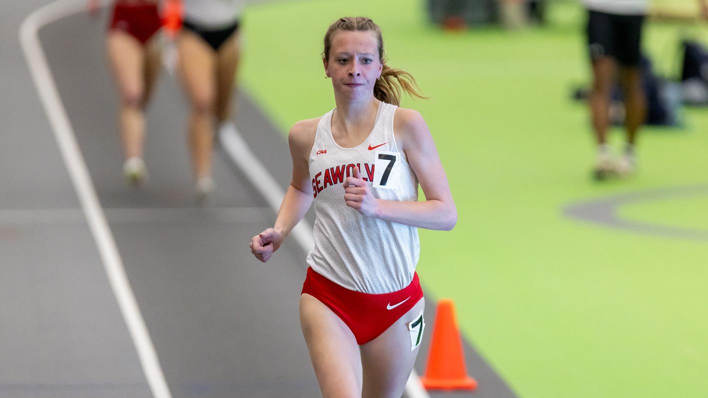SBU Sports Women’s Track and Field team wins relay, Durcan posts personal best at Scarlet