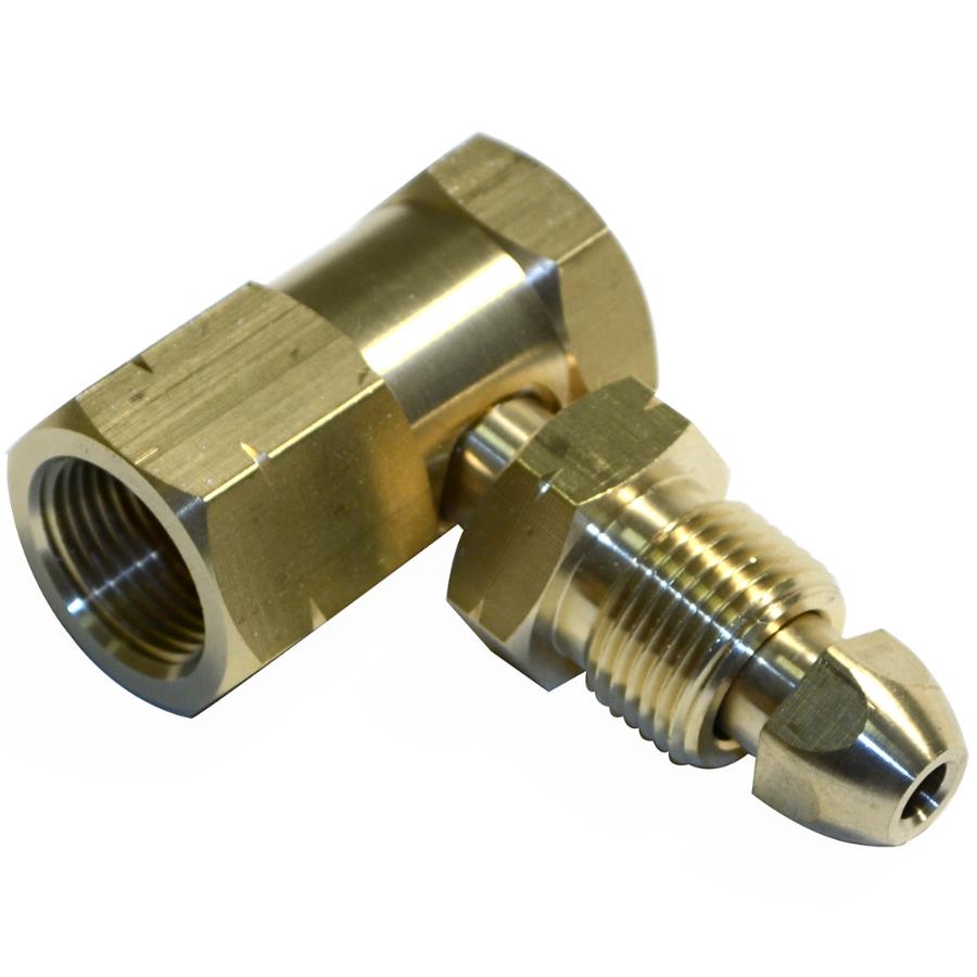 90° Regulator Adaptor RH Thread Side Entry Gas Bottle Adaptor