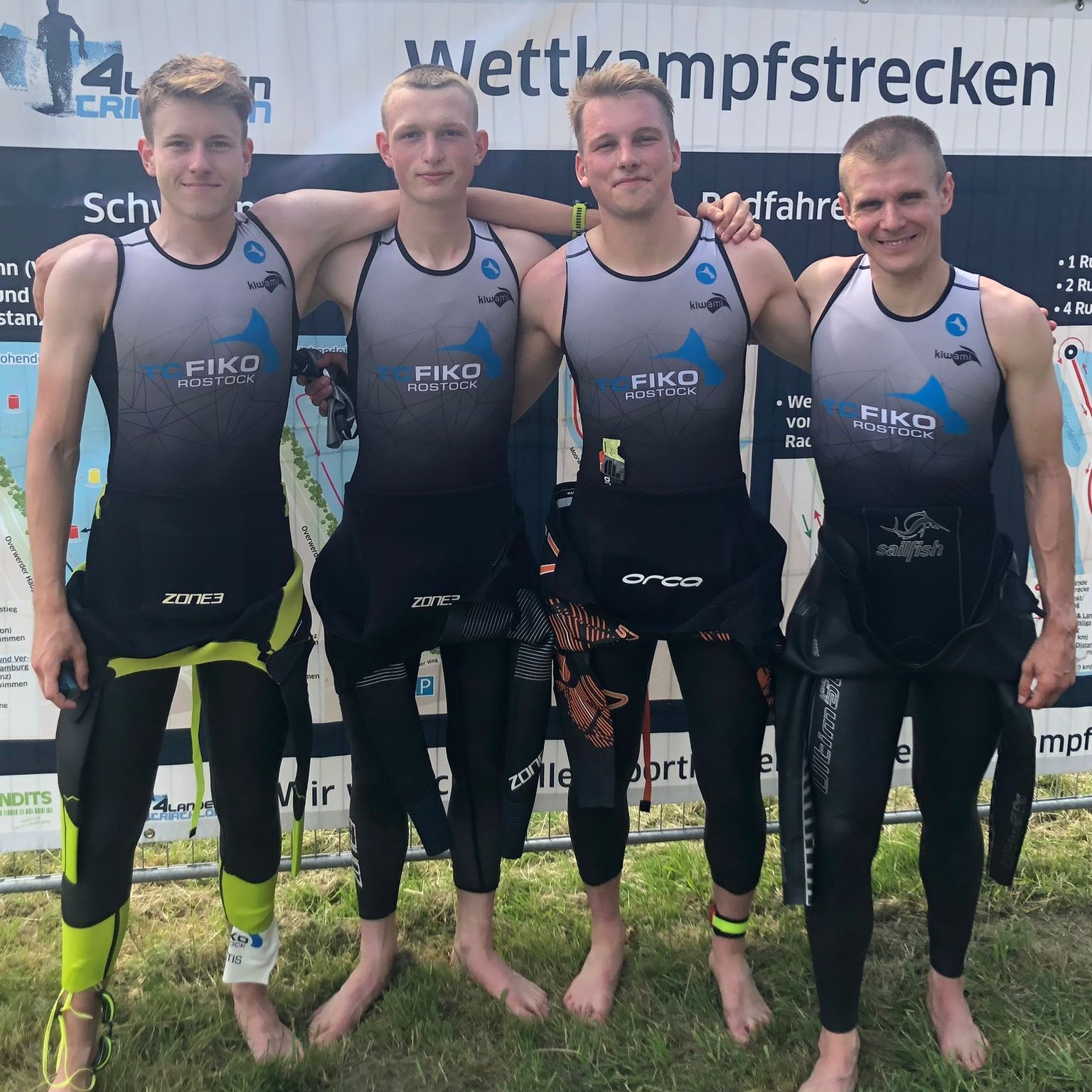 Regionalliga Team des TC FIKO Rostock beim Teamsprint in Vierlanden 2025