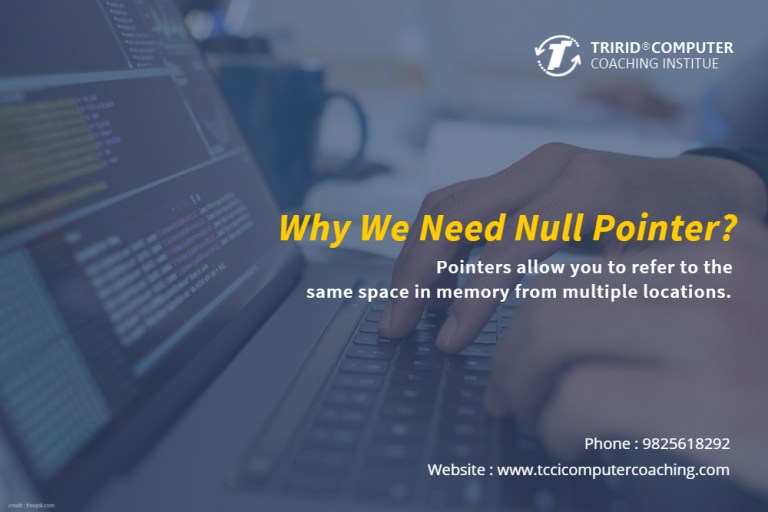 Why we need null pointer?