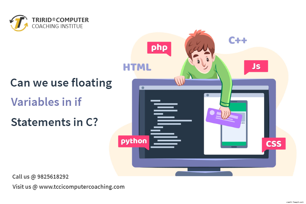 Can we use floating variables in if statements in C?