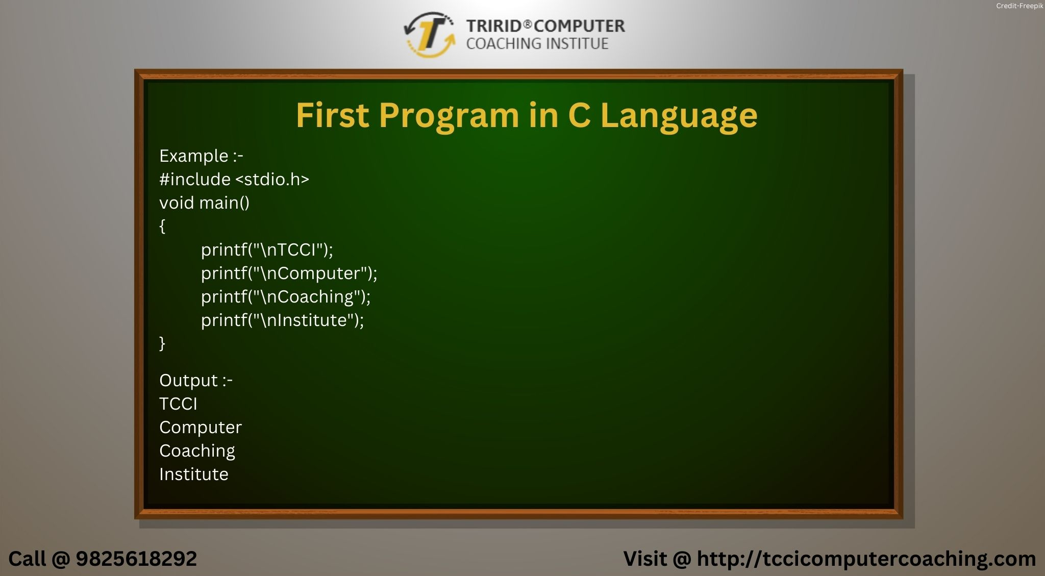 First Program in C Language