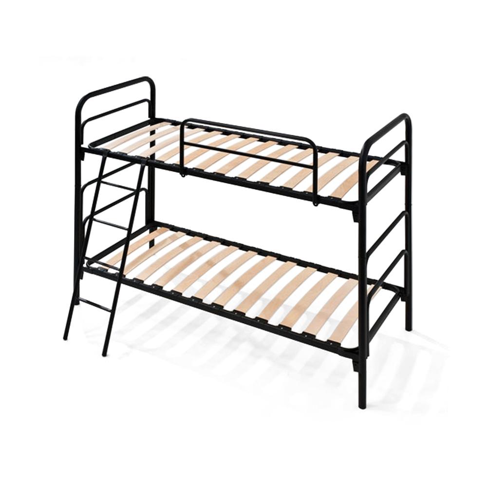 Bunk Bed 2 Slatted Iron Bed SpaceSaver Single 2ft6" x 6ft3" (80 x 190