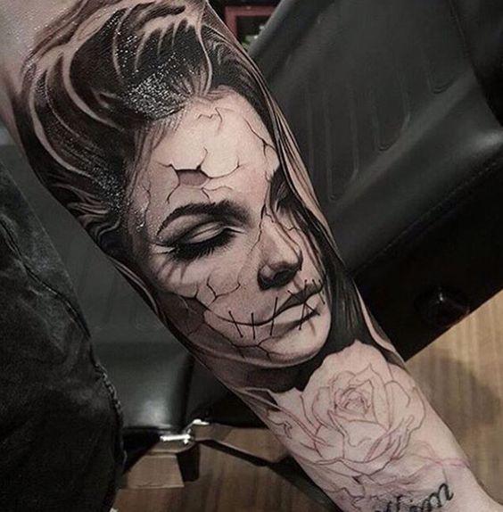 25 Imperdibili Tatuaggi Santa Muerte