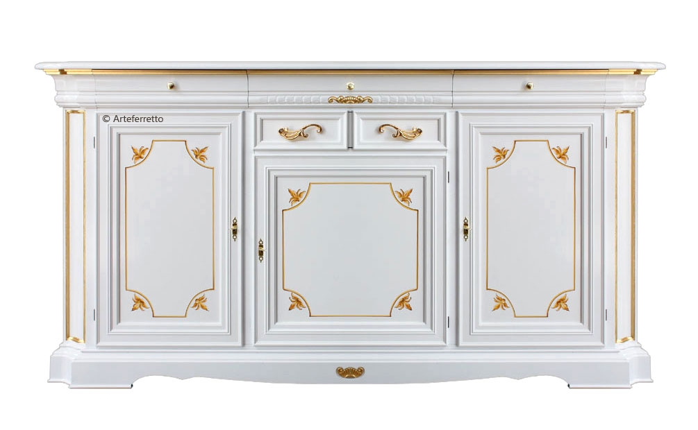 Credenzone 3 ante e 4 cassetti Artigiani Riuniti StyleDesign