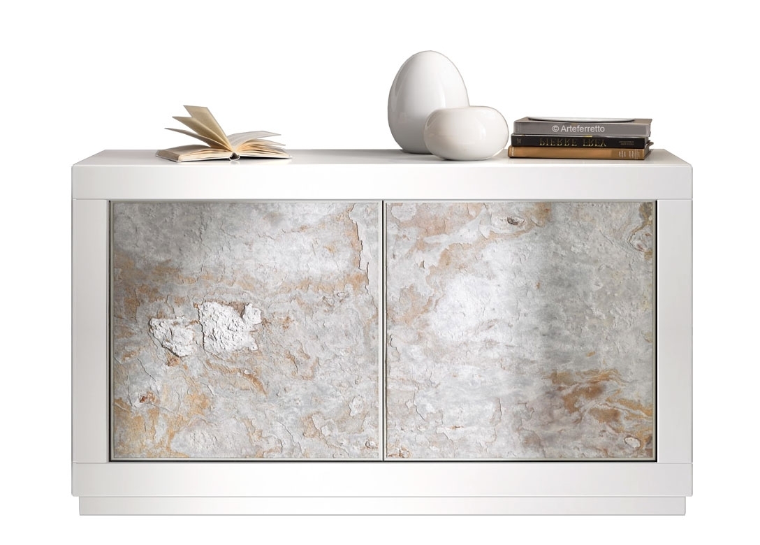 Madia stones laccata bianca 2 ante Artigiani Riuniti