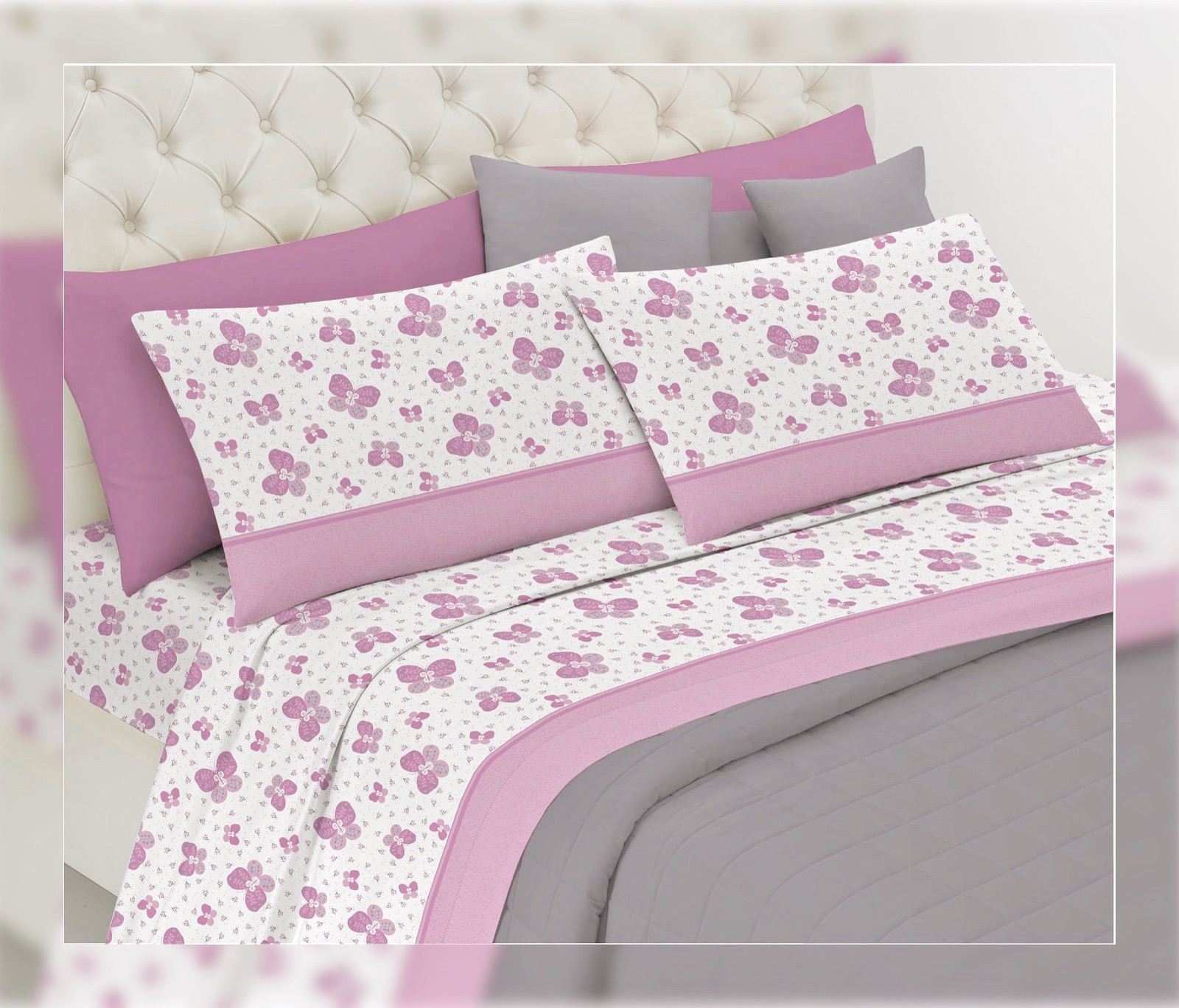 Lenzuola farfalline BIANCOTEX SRL