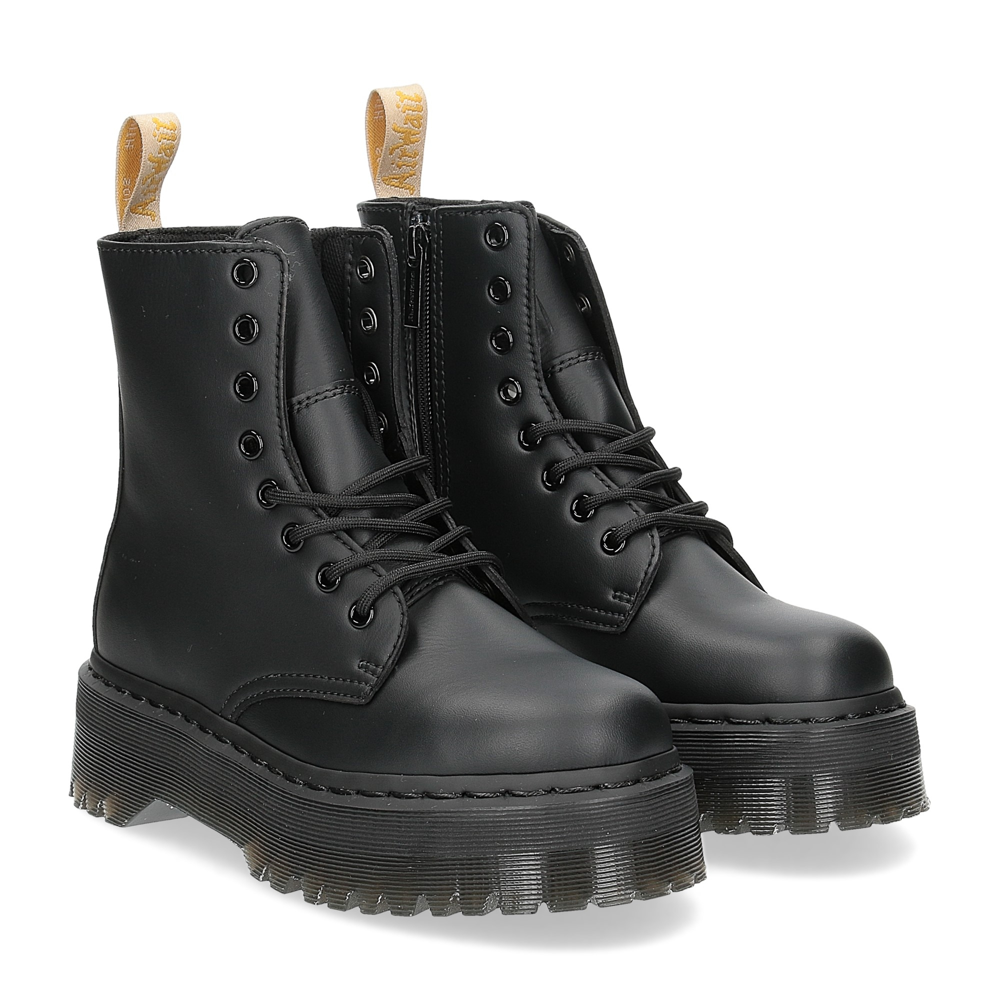 Dr. Martens Jadon II vegan black felix rub off Al Siletto