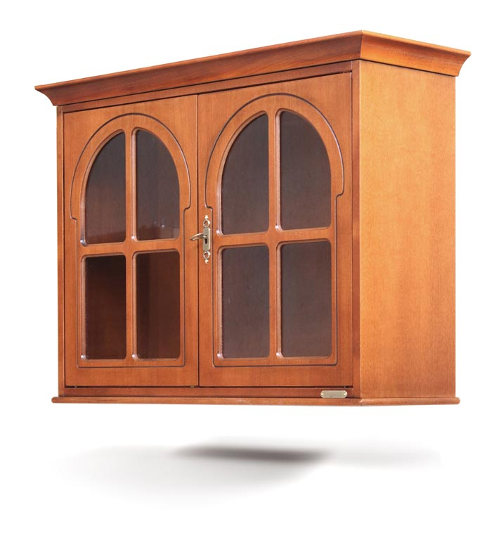 Wooden wall 2 rounded doors Ferrettohome by Veronastyle