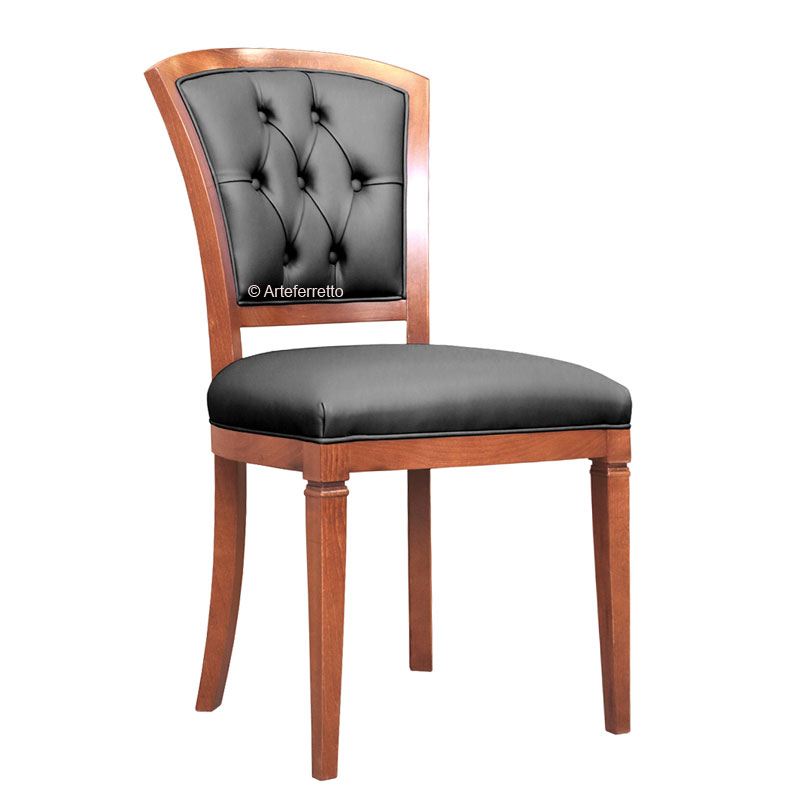 Button back dining chair FerrettoHome Ferrettohome by Veronastyle