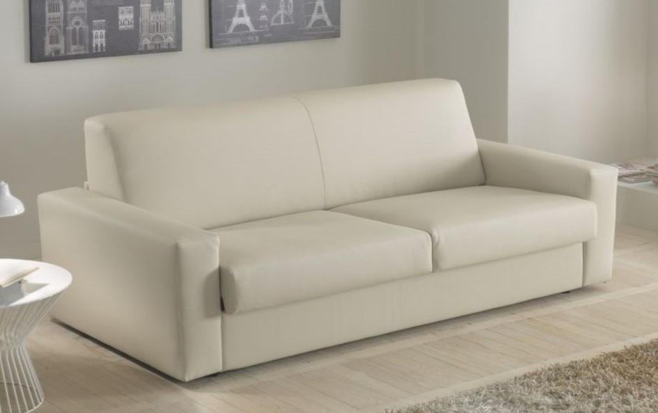 Divano letto 4 posti con materasso matrimoniale standard largo 160 cm