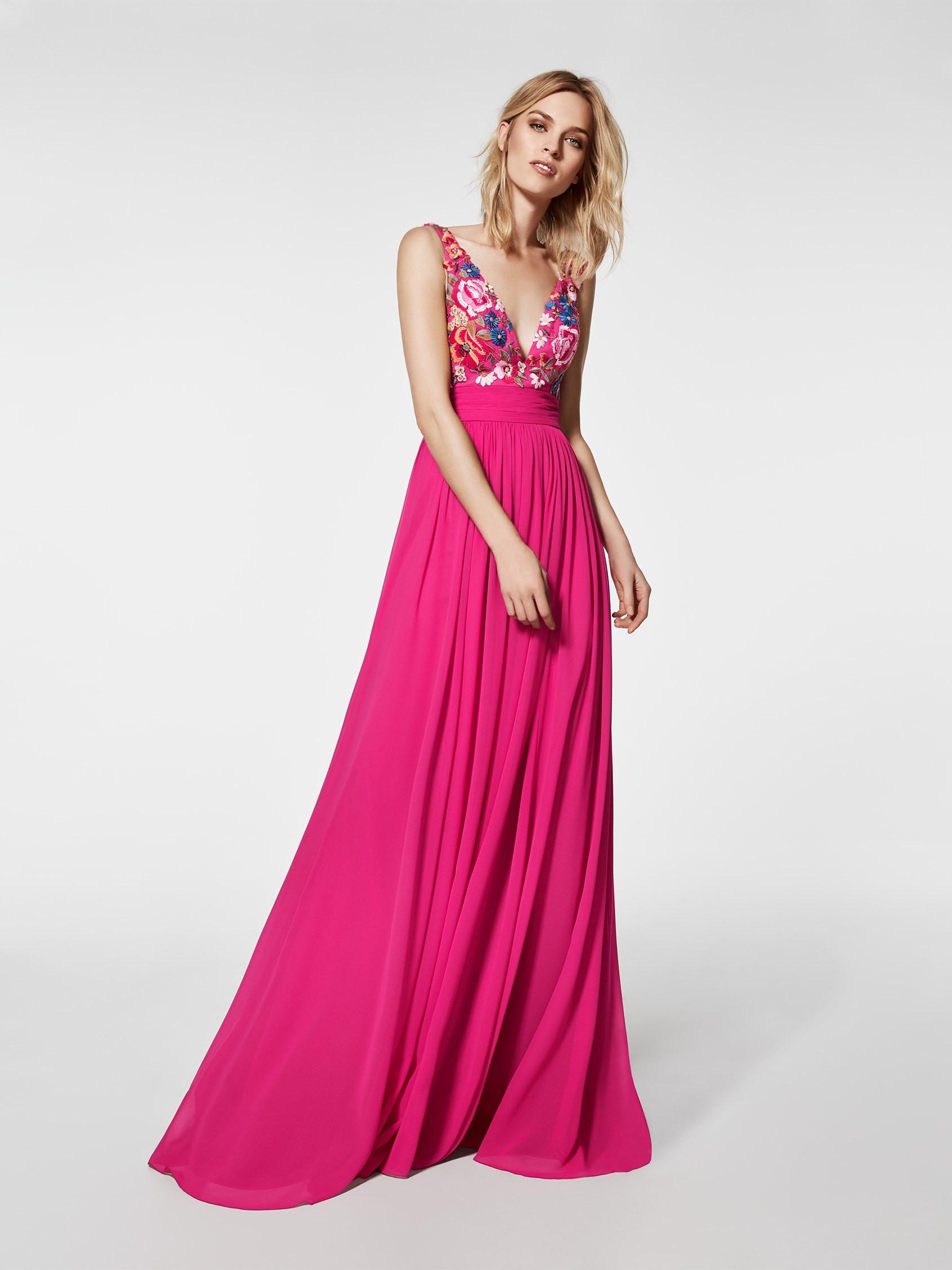 Abito cerimonia donna sera lungo PRONOVIAS mod. GRETEL