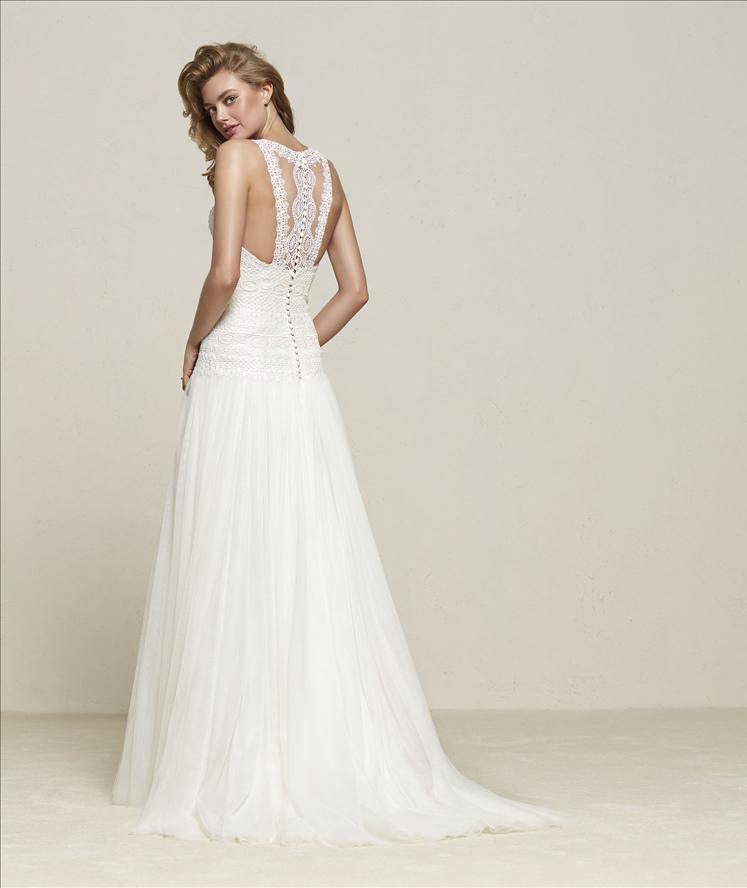 Abito Sposa Morbido Con Corpetto In Pizzo Mod. Drisade Linea Pronovias | Favole | Abiti Da Sposa E Da Cerimonia Con Sartoria