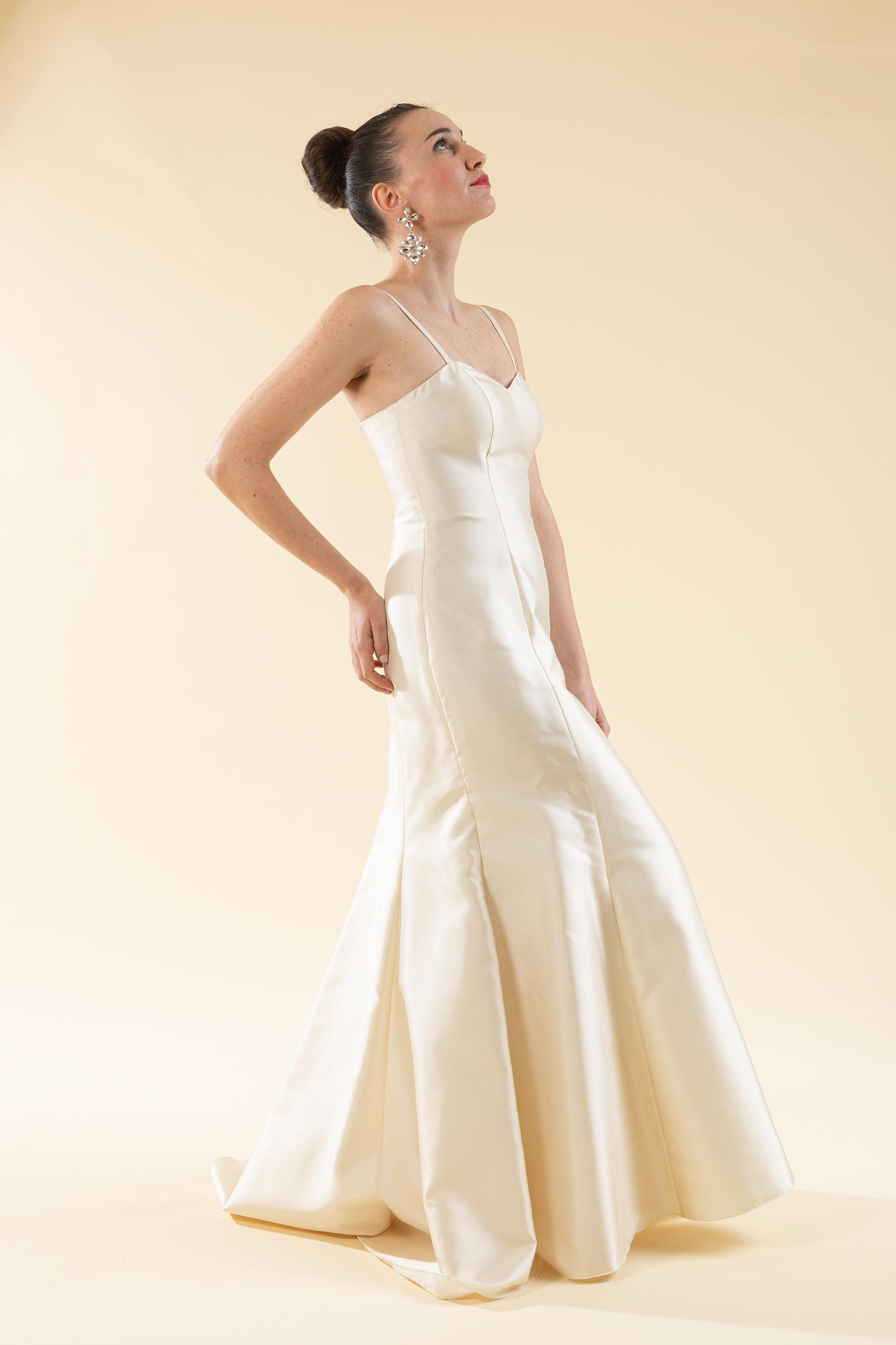 Abito Sposa A Sirena In Mikado | Favole | Abiti Da Sposa E Da Cerimonia Con Sartoria