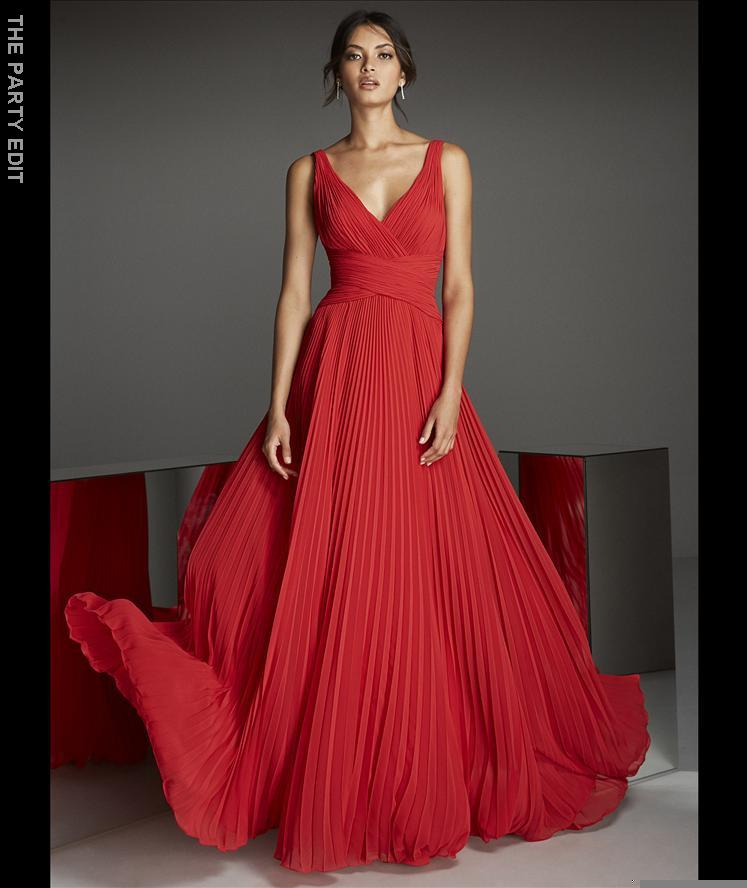 Abito cerimonia donna lungo rosso. Favole Abiti da
