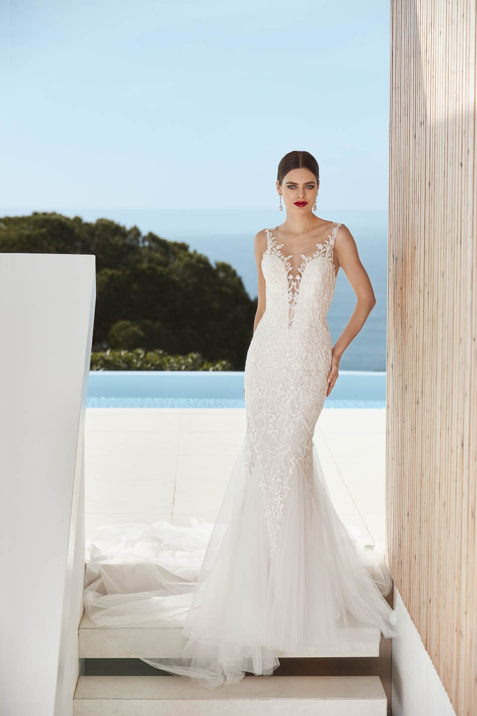 Abito Sposa Sirena In Pizzo. | Favole | Abiti Da Sposa E Da Cerimonia Con Sartoria
