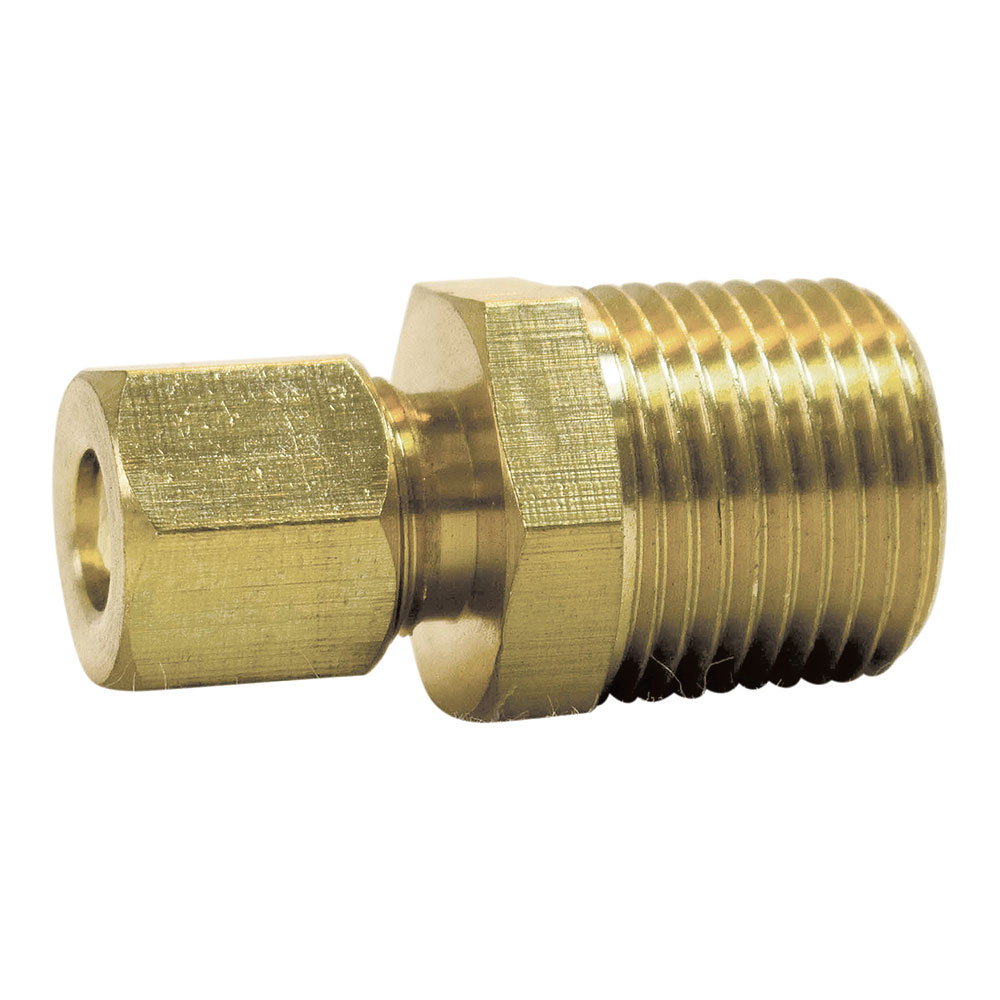 5/8" Comp x 1/2" MPT Brass Adapter Brass & SS Fittings TCD
