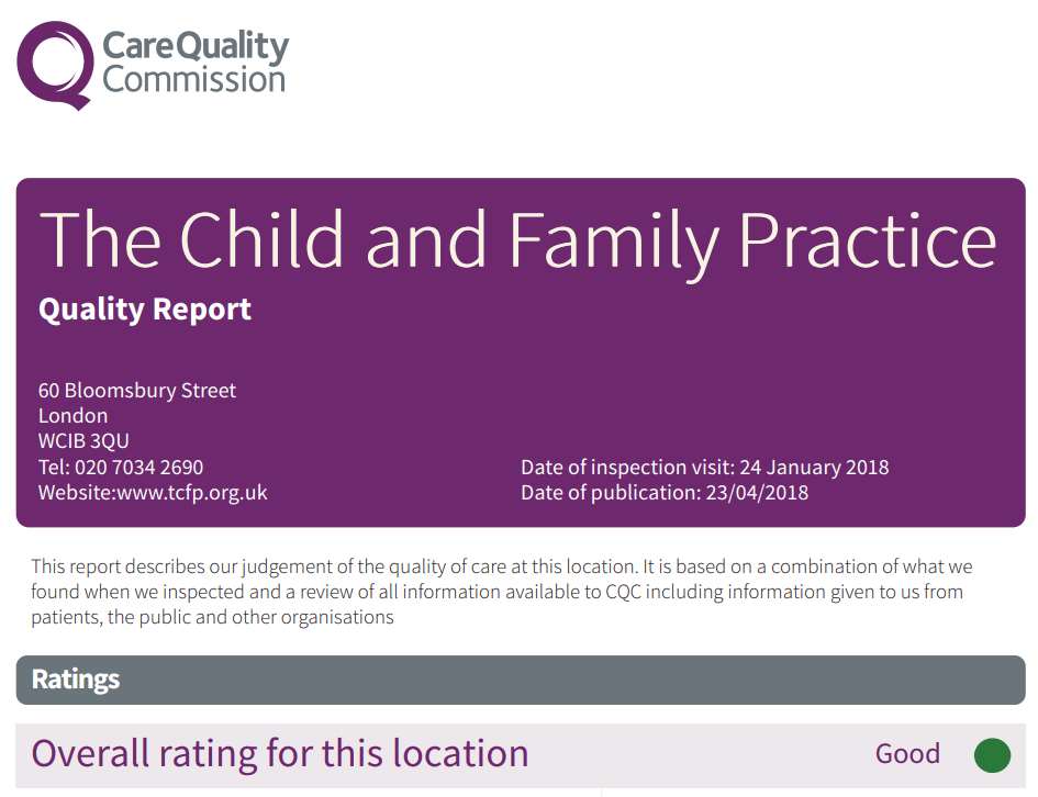 Multidisciplinary Assessment Team The Child and Family Practice