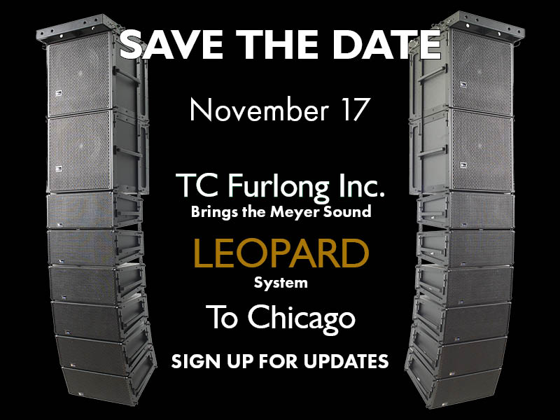Meyer Sound LEOPARD Demo: November 17 — TC Furlong