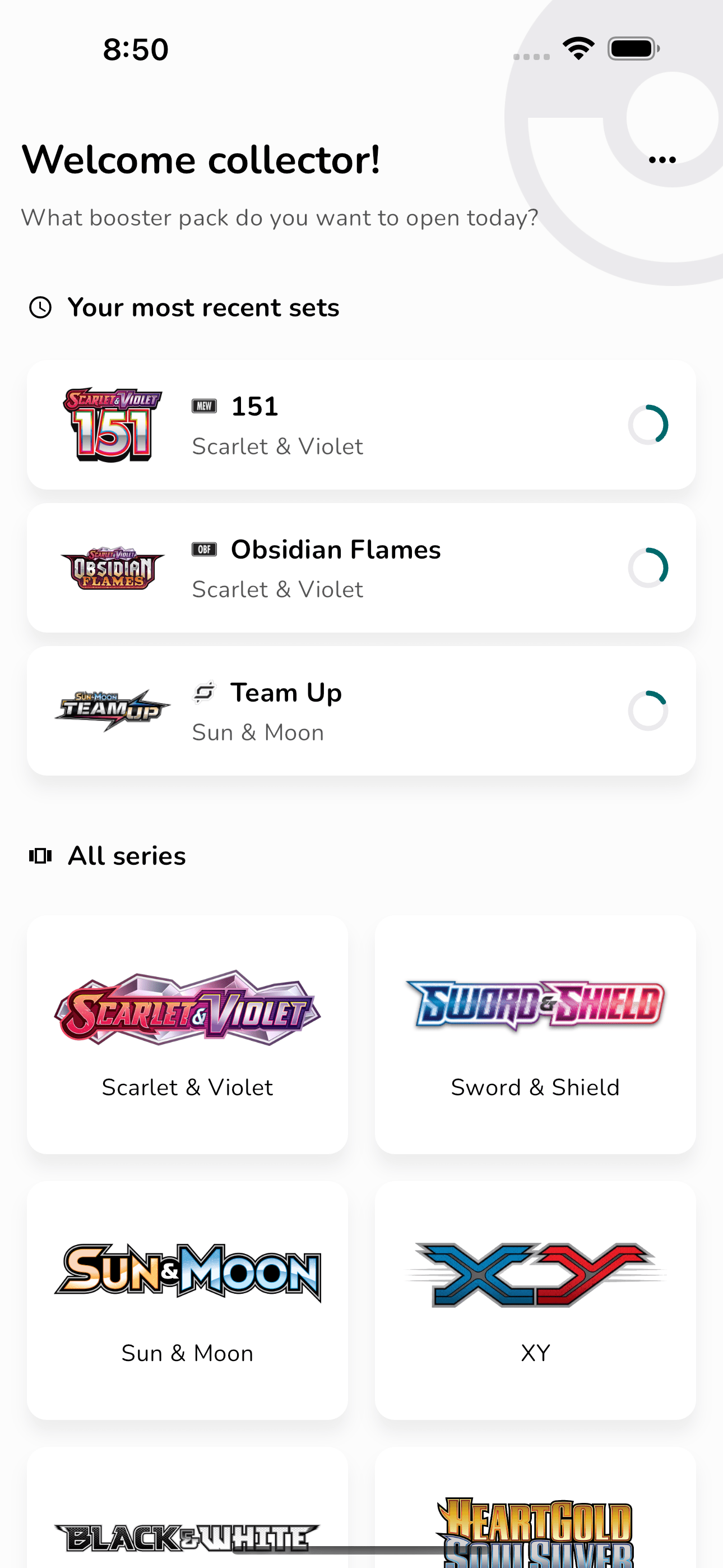 TCG Simulator The virtual Pokémon booster packs opening experience