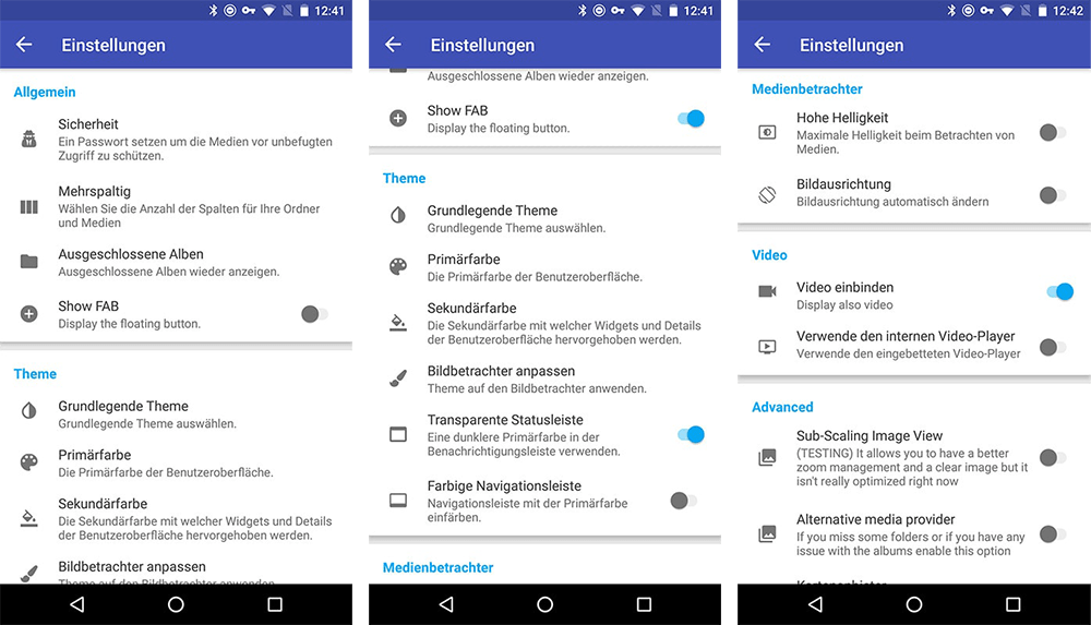 LeafPic Schlanke OpenSourceBildergalerie für Android