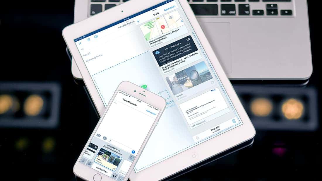 Yoink ClipboardManager springt vom Mac aufs iPad und iPhone