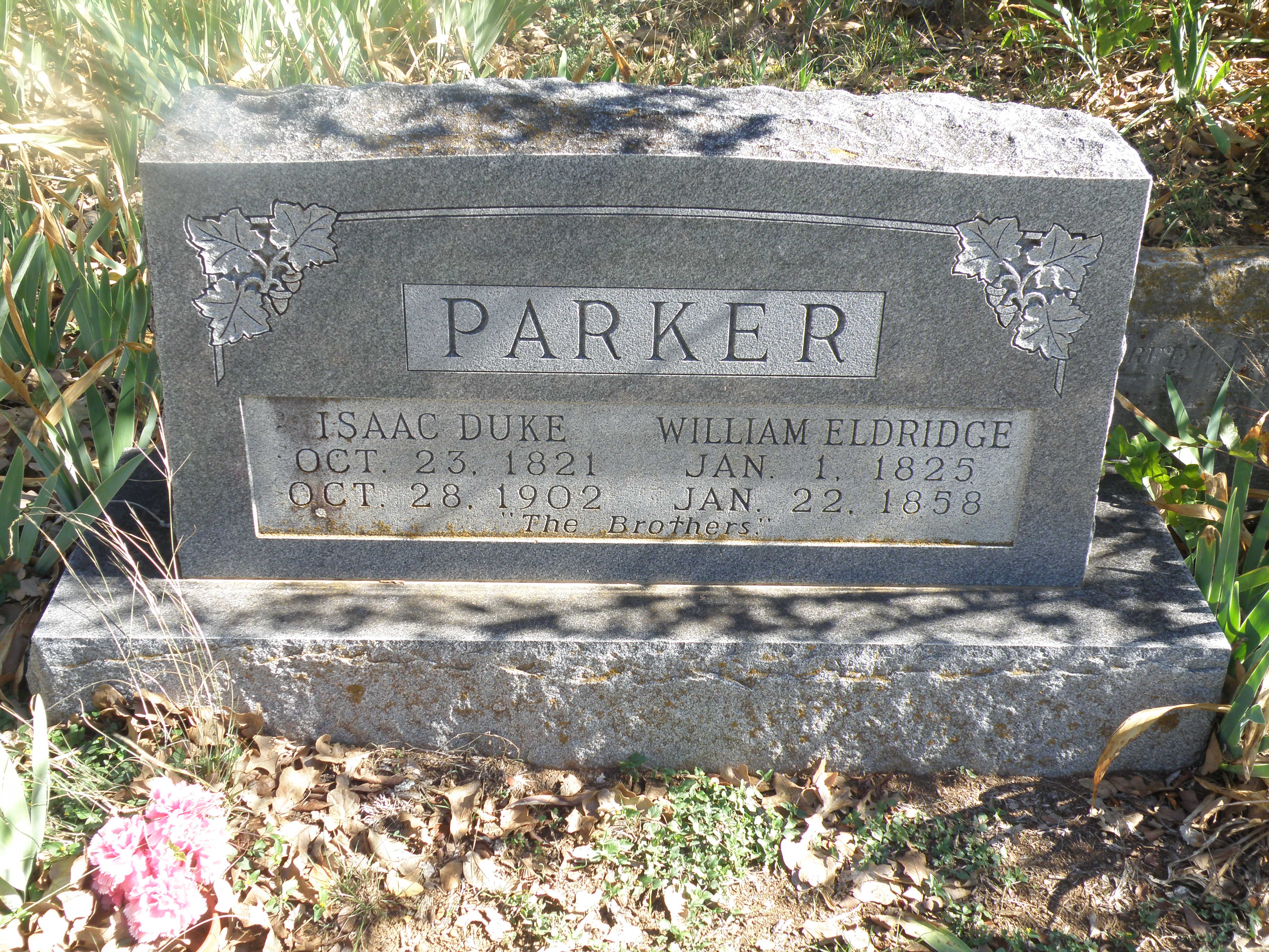 Old Parker Cemetery The Tarrant County Historical Journal