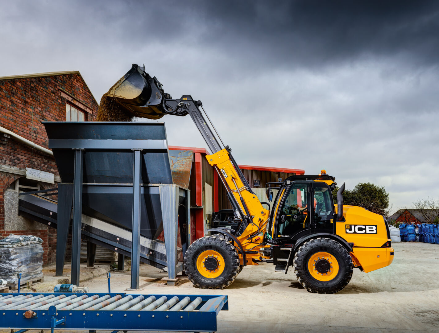JCB 417 JCB Wheel Loader T.C. Harrison JCB