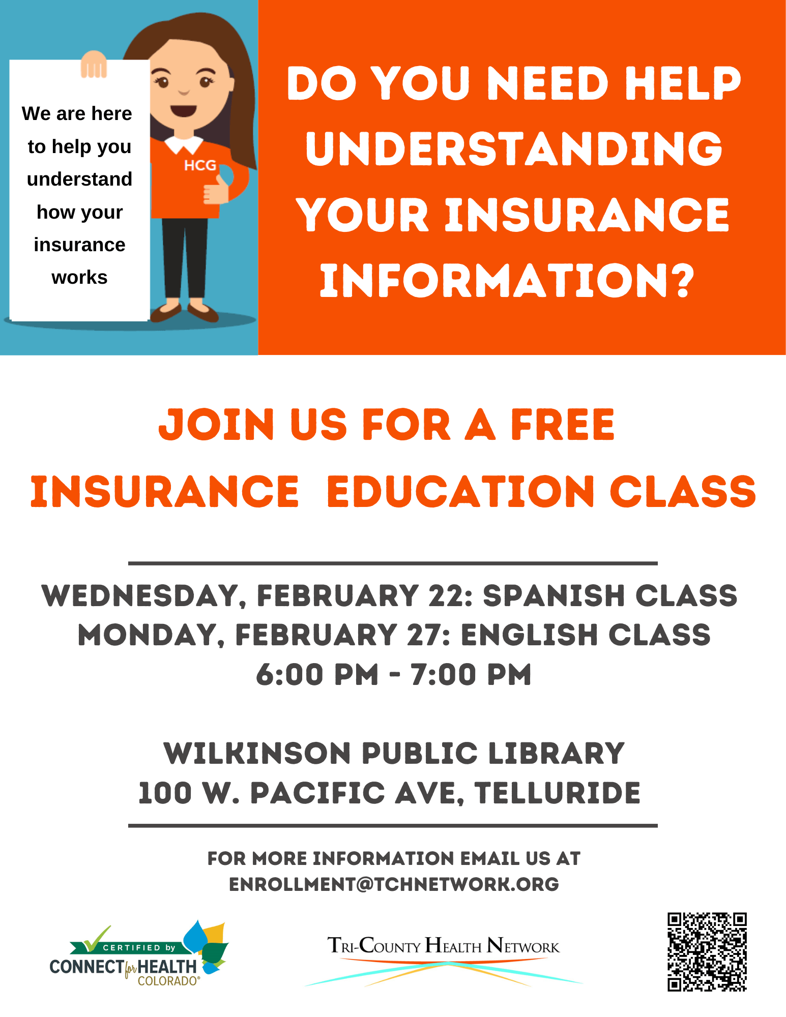 General OE Classes (2) TriCounty Health Network