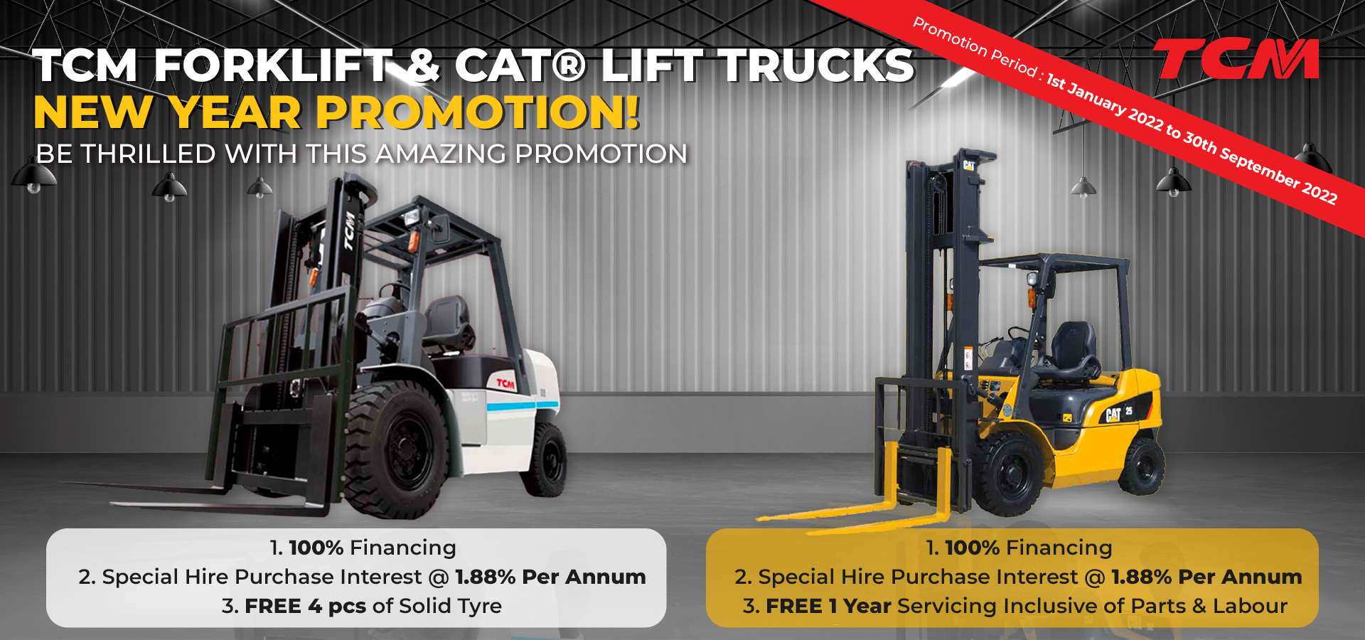 TCM Forklift Malaysia Caterpillar Forklift Dealer Malaysia