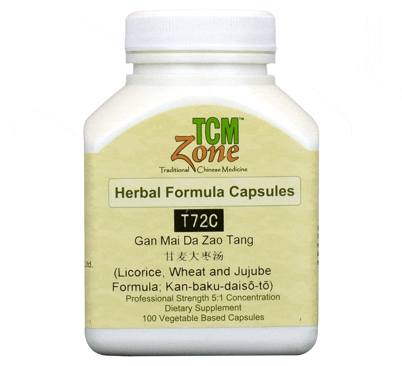 T72C Licorice, Wheat and Jujube Formula, Gan Mai Da Zao Tang (Vegi