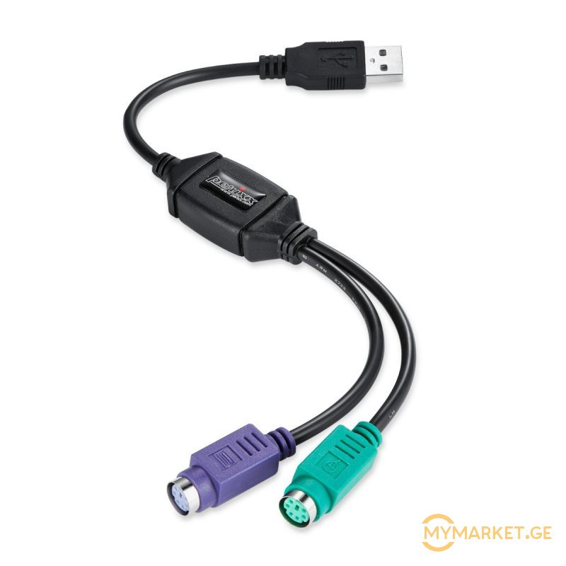 PS2 to USB adapter cable for mouse and keyboard to PS2 technocity
