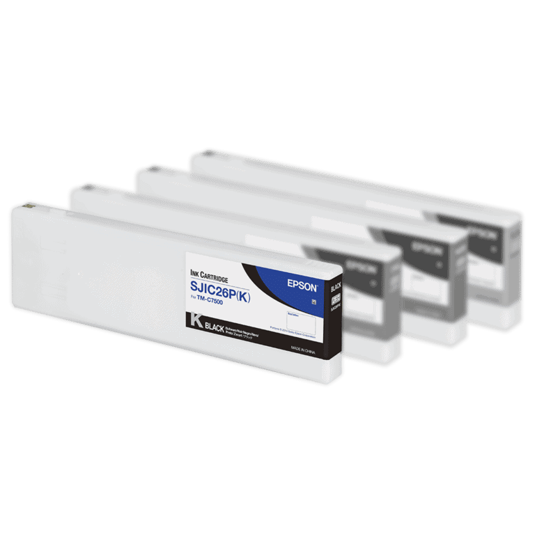 Epson ColorWorks C7500 Black Ink Cartridge SJIC26P(K) Matte Black Ink