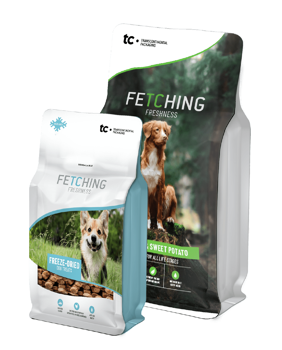 Kibble & freeze dried pet food packaging solutions TC Transcontinental