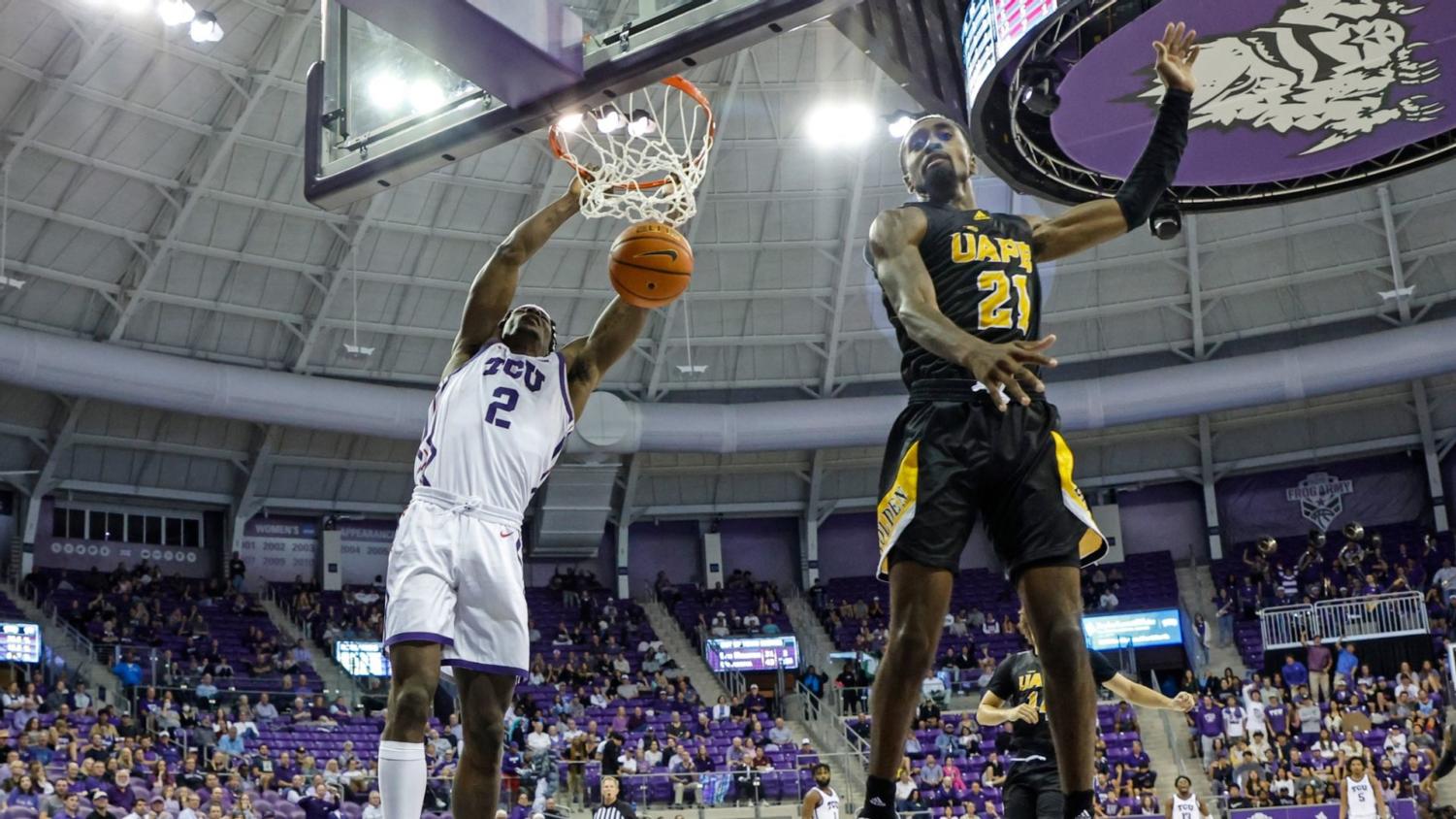 A tale of two halves TCU men’s basketball survives thriller against