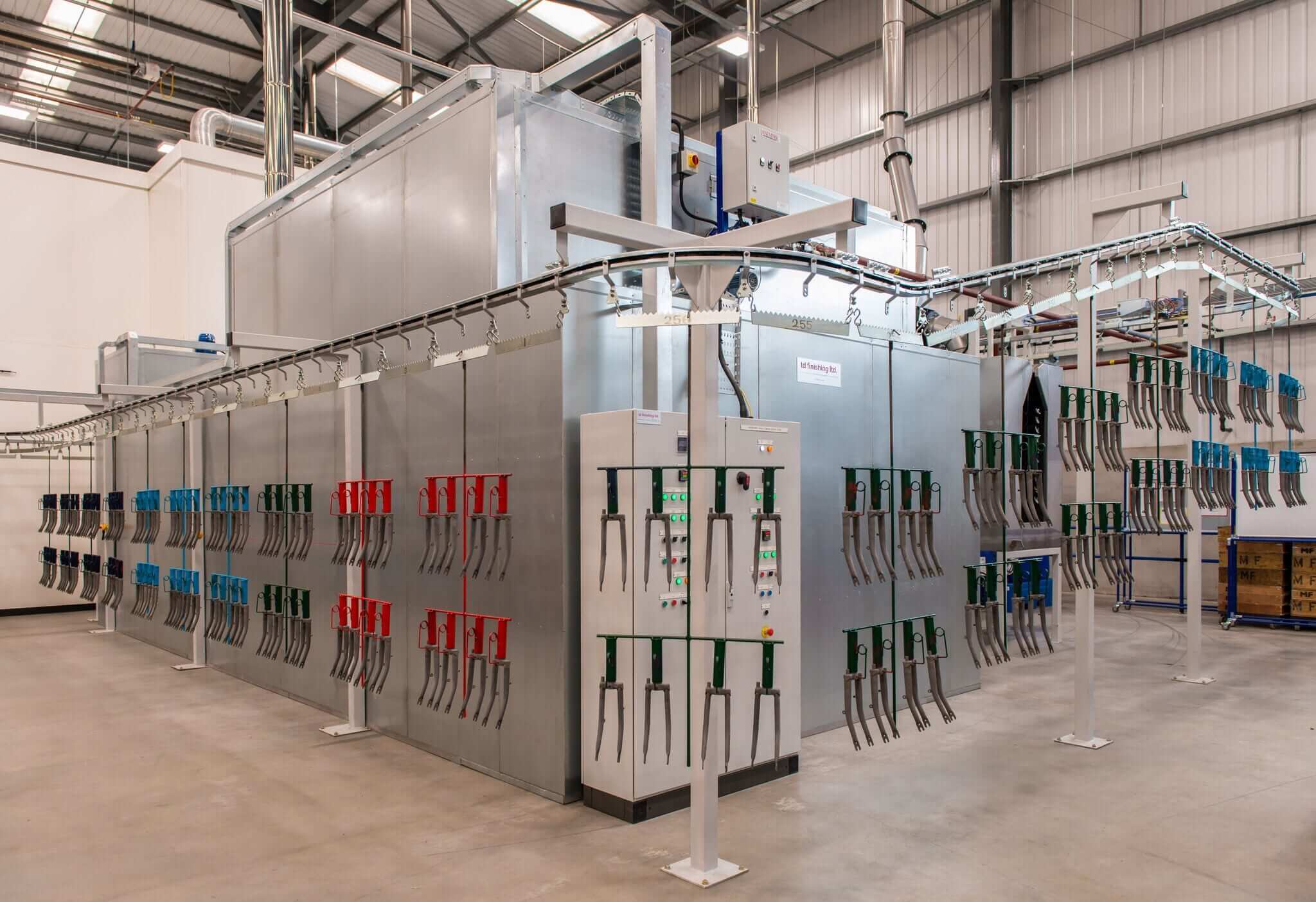 FBE Powder Coating Line Installation TD Finishing Trust The Experts