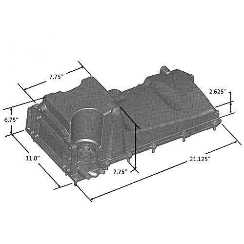 GM LS Muscle Car Oil Pan Swap Rear Sump 5.3, 5.7, 6.0
