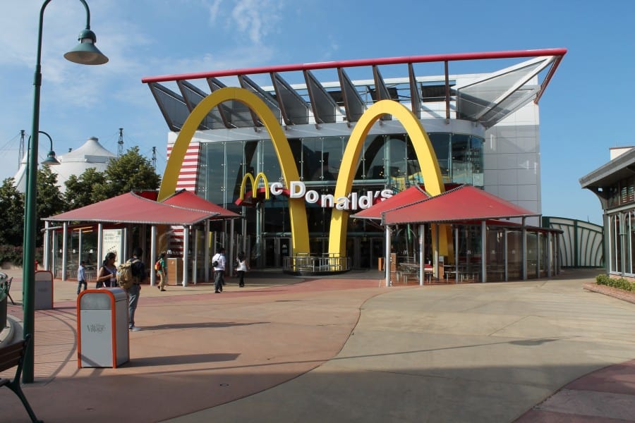 McDonald's in Disney Village TDR Explorer