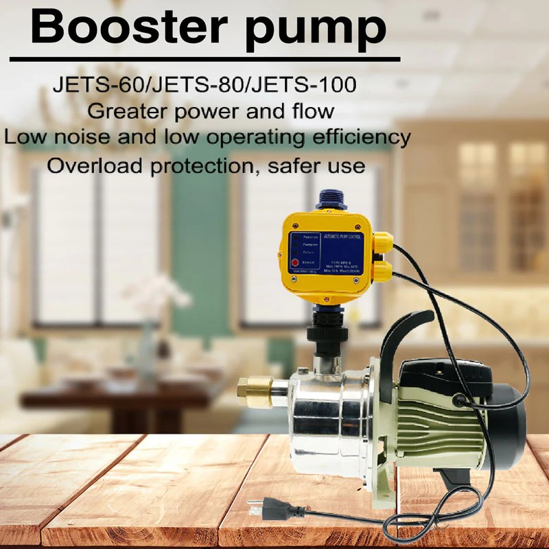 Inline on demand 110V or 120v ac Automatic Pressure Booster Pump from