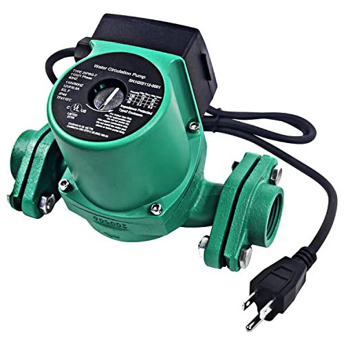 TDRFORCE 110V Circulation Pump, 130W 15 GPM Hot Water Recirculating Pu TDRFORCE Water Pump