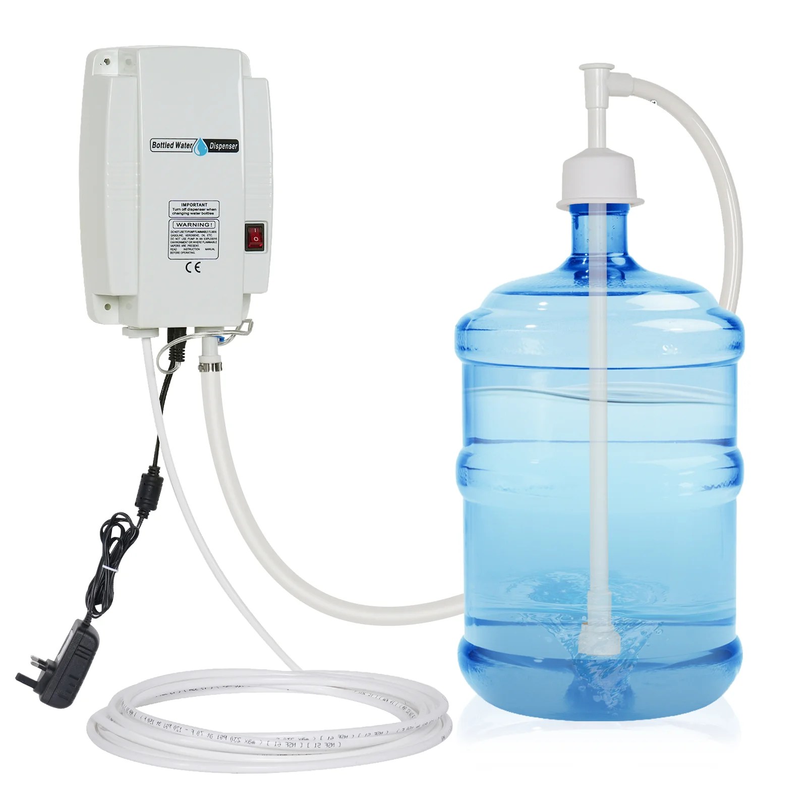 TDRFORCE 5 Gal Bottled Water Dispenser Pump Dispensing System 5 Gallon