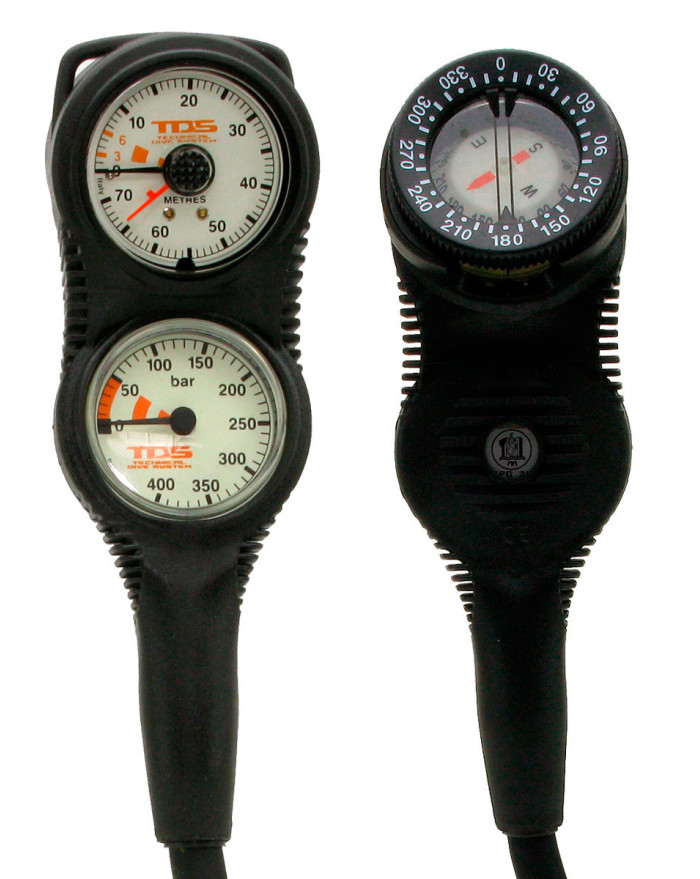 TDS MINI 3 SCUBA DIVING GAUGES CONSOLE