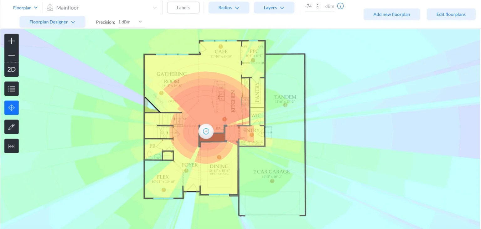 Ubiquiti Unifi Adds Useful Wireless Heat Maps TDSheridan Lab