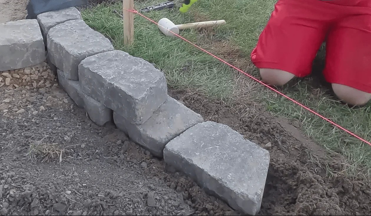DIY Landscape Paver Edging TDSheridan Lab