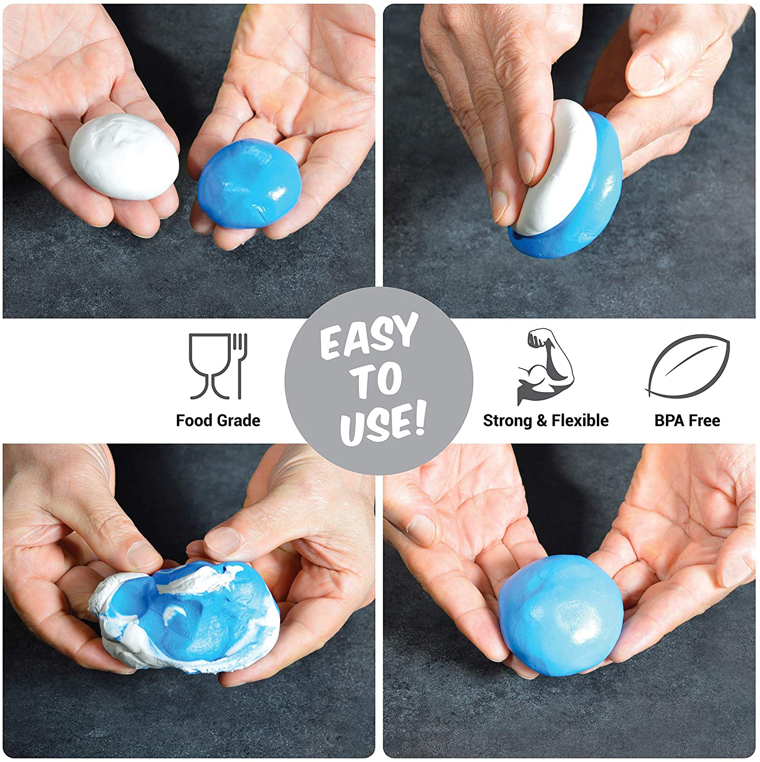 Custom Silicon putty for impression material mold making,DIY Silicone Mold Making Kit, Super