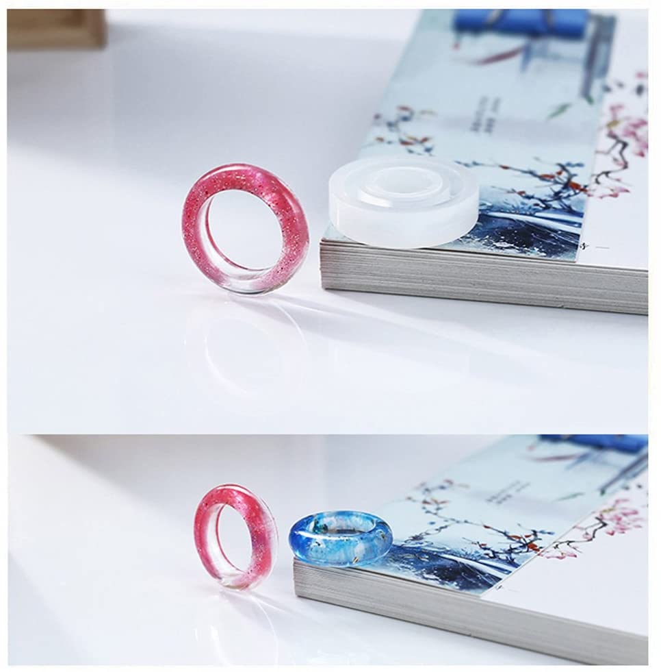 6 Different Molds Round Silicone Mold For Silicone DIY Finger Ring Mold