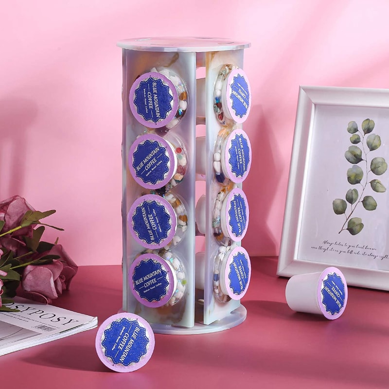 Coffee Pod Holder Resin Mold, 4 Sides 16 Coffee Pod Holders for K Cups