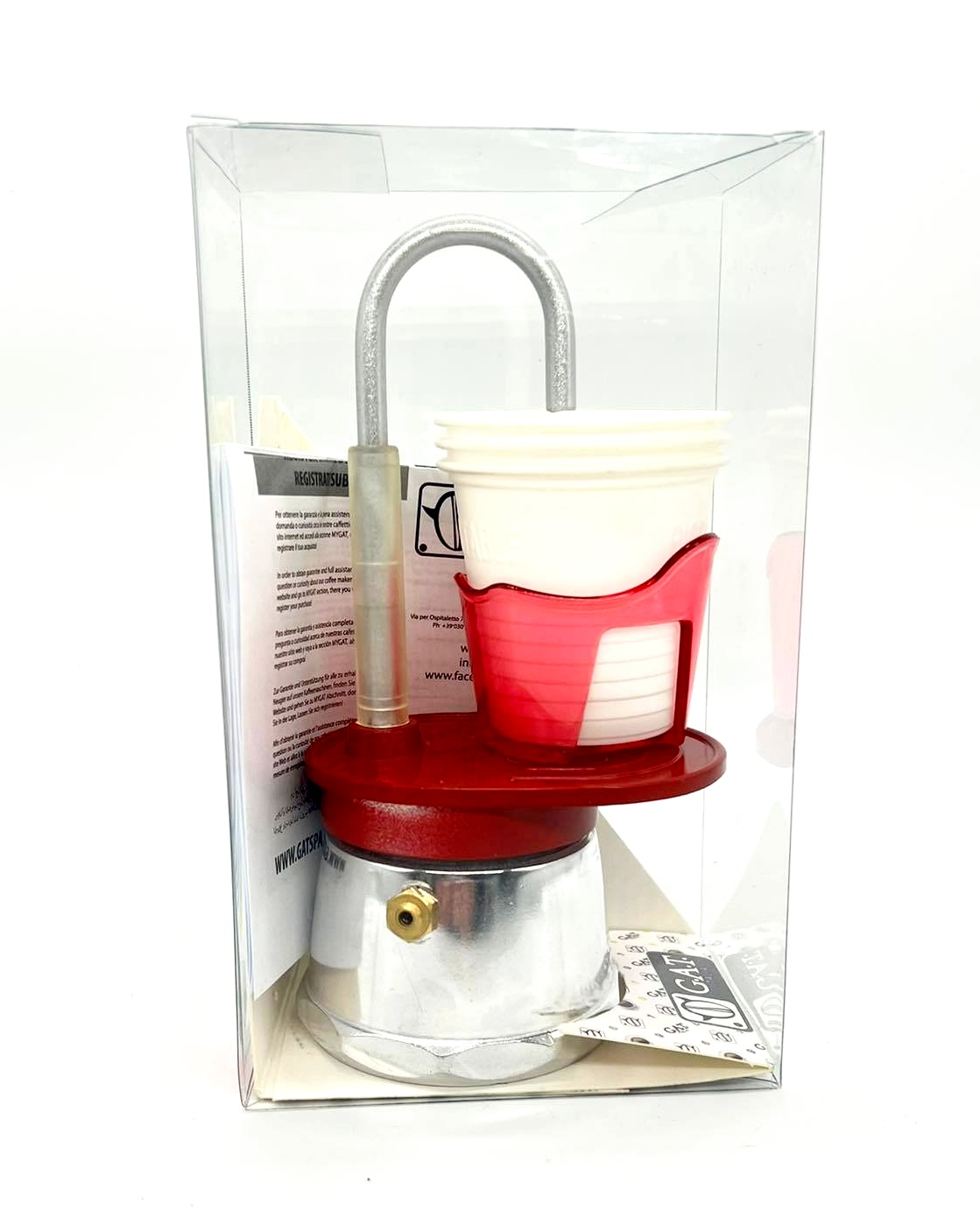 GAT MOKACCINA Moka Espresso Coffee Maker Tea and Coffee Accessories